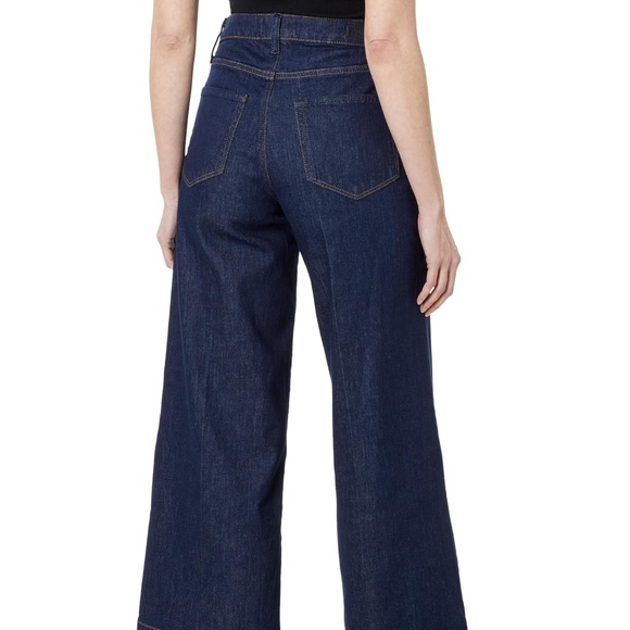 PAIGE Women's Harper Ankle Patch Pocket Wide Leg Jeans - Kinsley Size 32 NWT - Picture 6 of 11
